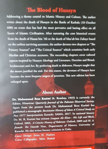 The Blood of Husayn by M. R. Kazimi