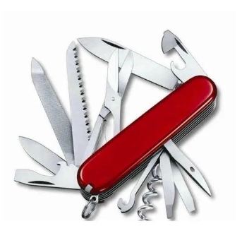 16 in 1 Red Multipurpose Knife