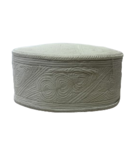 Dirojai Cap, White - Delux Quality (Large)