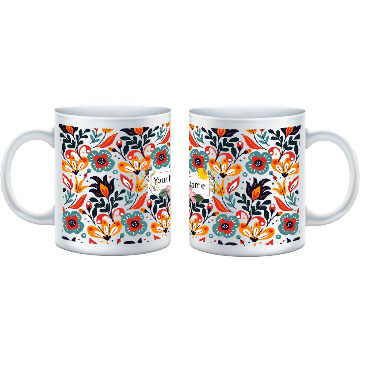 Floral-II Customized Mug