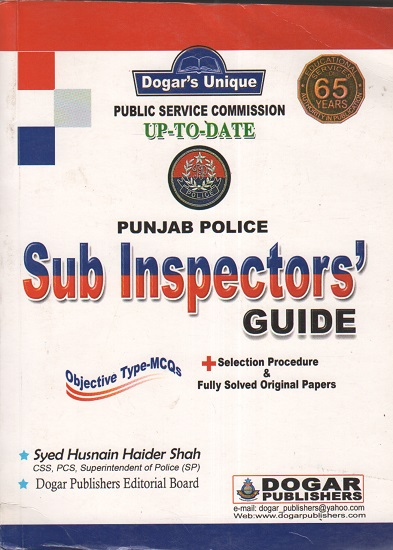 Sub Inspectors Guide by Syed Husnain Haider Shah