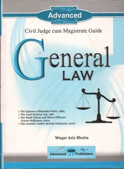 Advanced General Law by Waqar Aziz Bhutta
