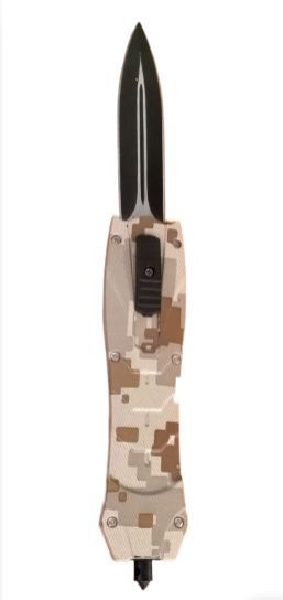 Push Button Knife - Camouflage