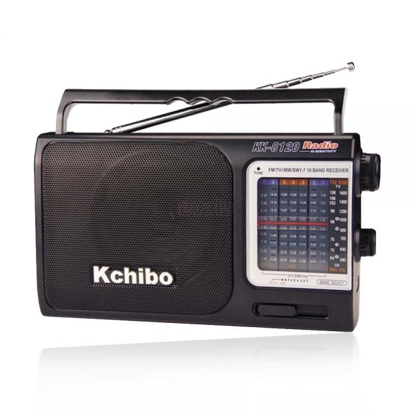 Kchibo FM (TV)/MW/SW1-9 12 Band World Receiver Radio KK-8120