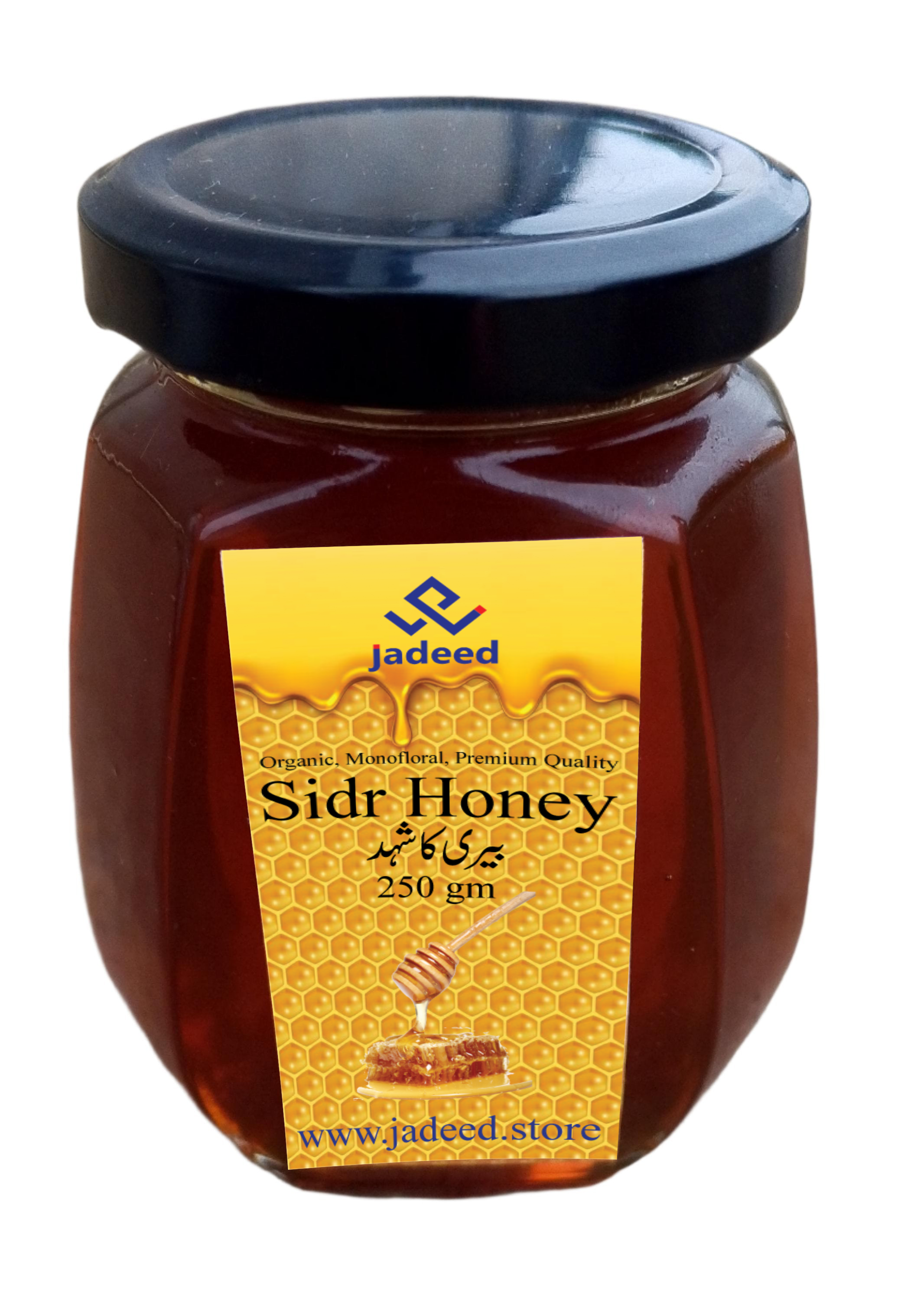 Sidr (Beri) Honey  Organic, Mono Floral, Premium Quality, in Glass Jar 250gm