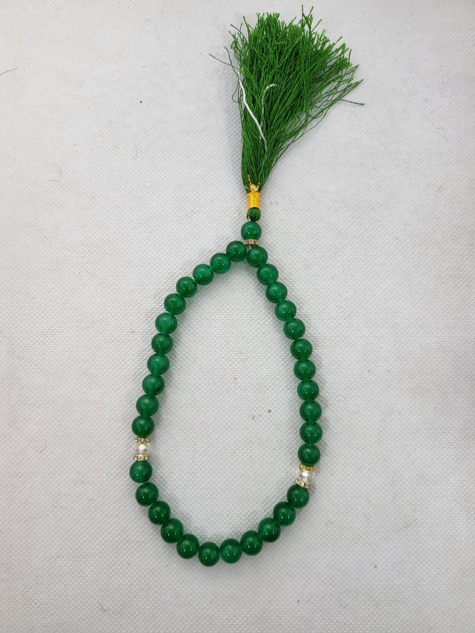 Premium Quality Light Green Tasbih 10mm 33 Beads