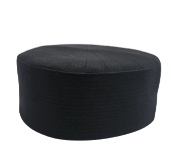 Black Kufi Cap - Large