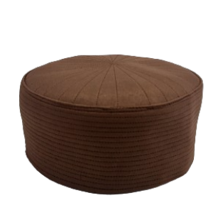 Brown Kufi Cap - Medium