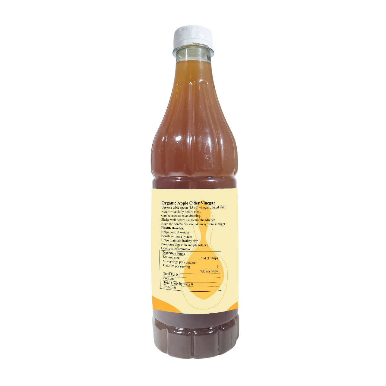 Organic Apple Cider Vinegar With the Mother 750 ml