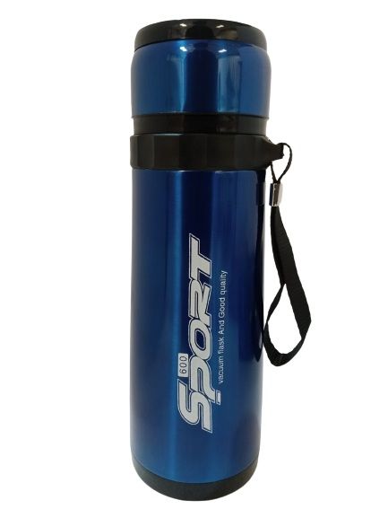 Sport Stainless Vacuum Tumbler Water Bottle 600 ml - Blue