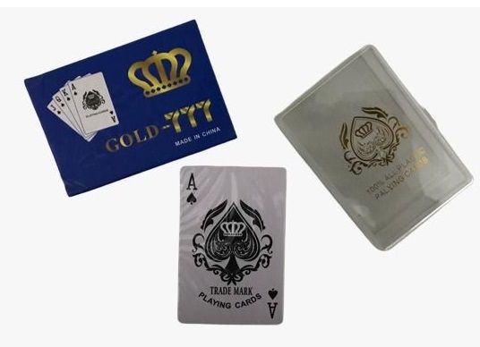 Gold-777 Playing Cards
