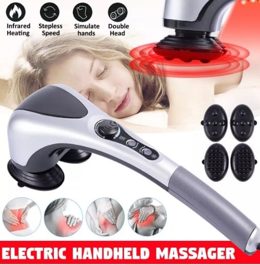 Double Head Heating Massager