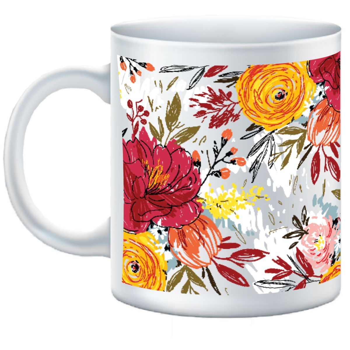 Floral-I Mug