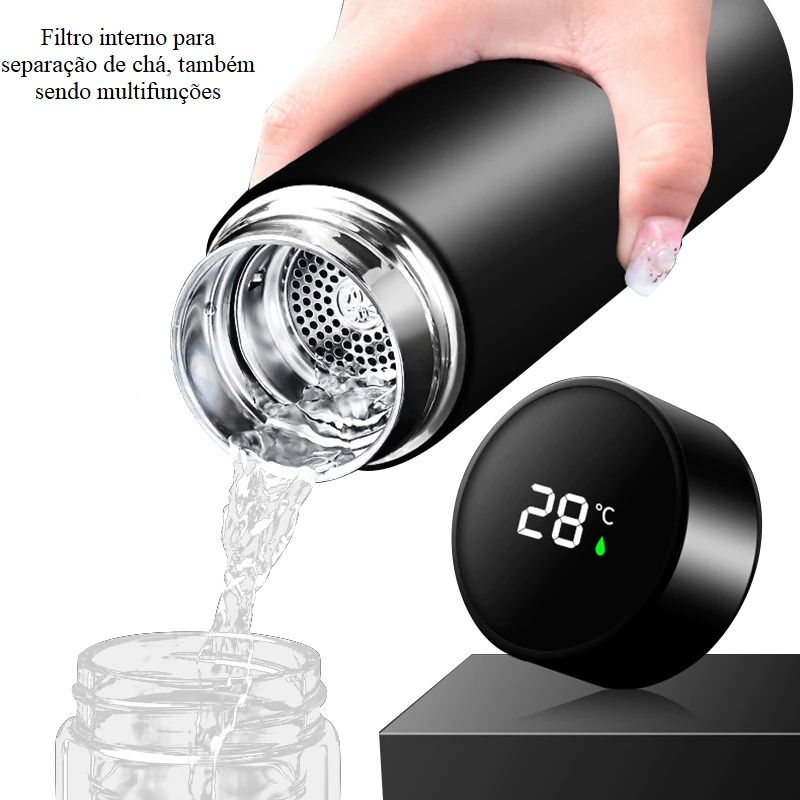 Temperature LED Display Smart Cup