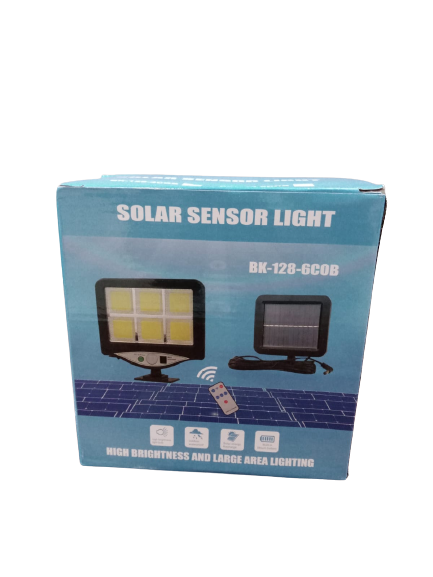 Solar Sensor Light BK-128-4COB – jadeed.store