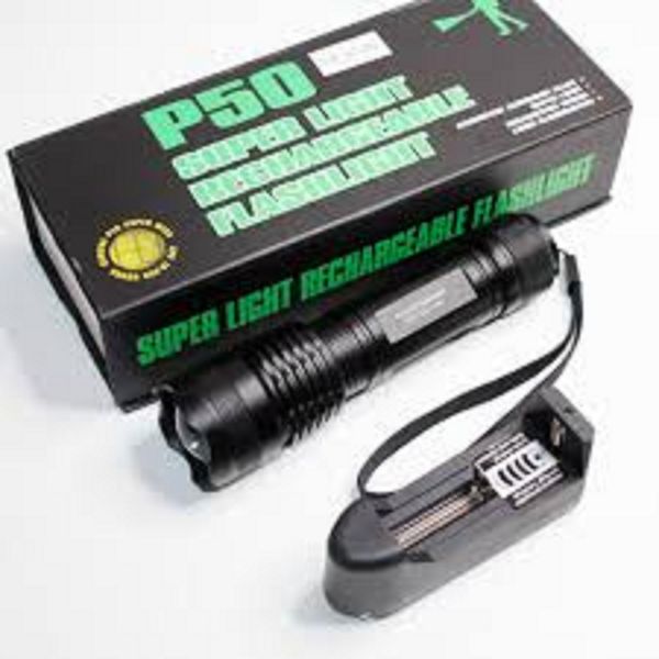 Super Light Rechargeable Flashlight P50