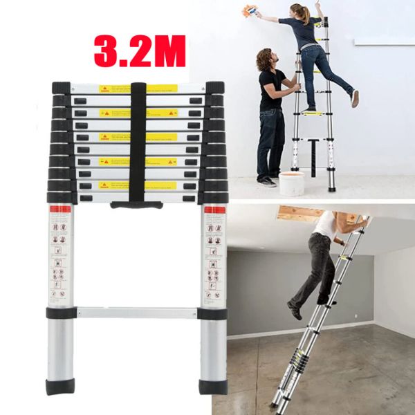 11 ft 3.2 m Multi-Purpose Aluminium Telescopic Ladder