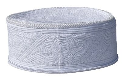 Dirojai Cap, White - Premium Quality (Medium)