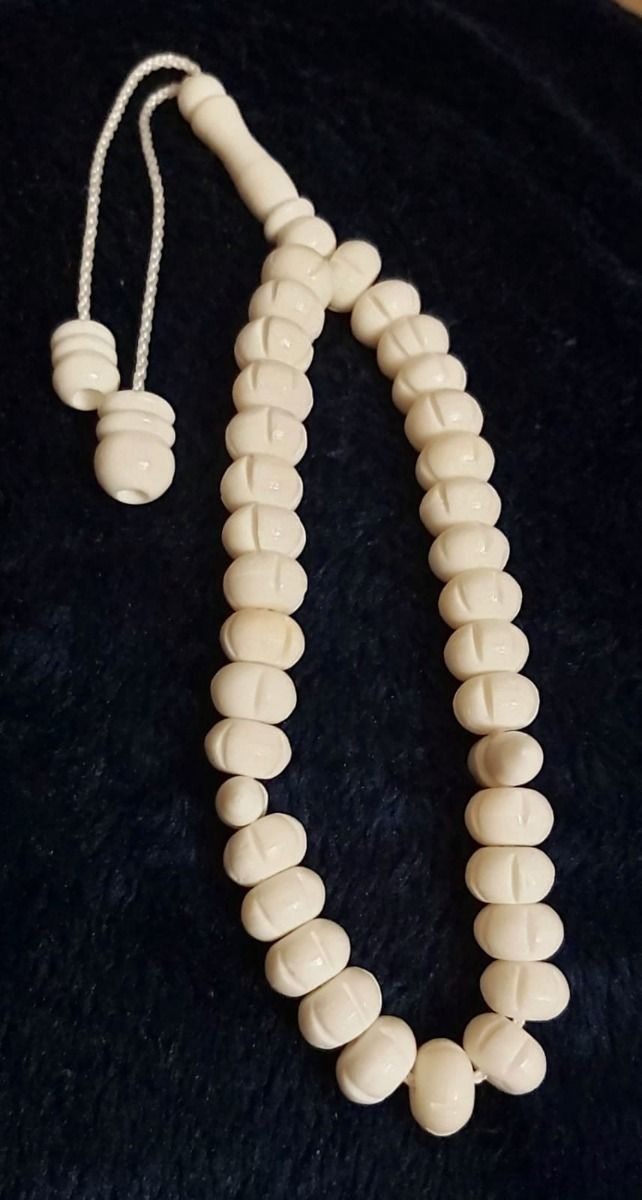 Camel Bone Tasbih 9 mm 33 Beads