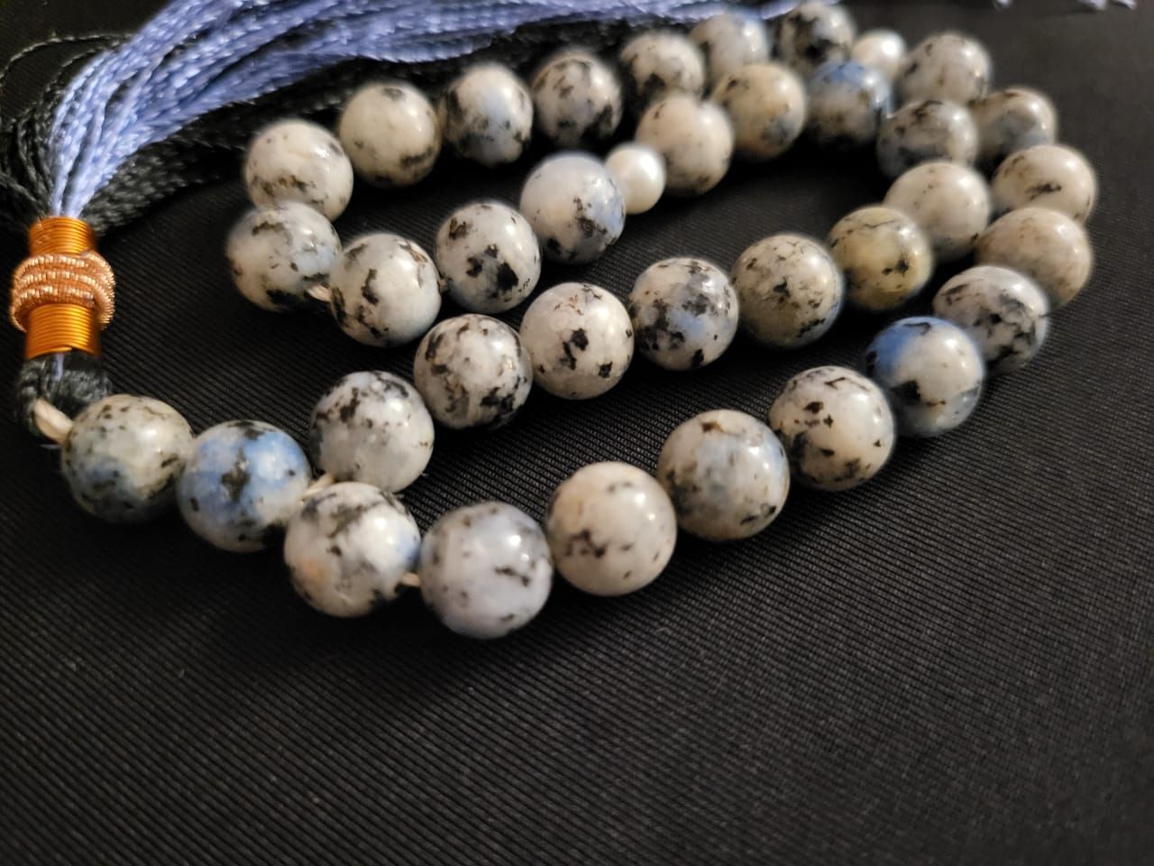 Blue Marble Tasbih 8 mm 33 Beads