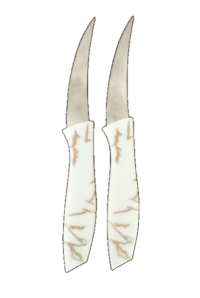 Island Gold Stainless Knife 2 Pcs