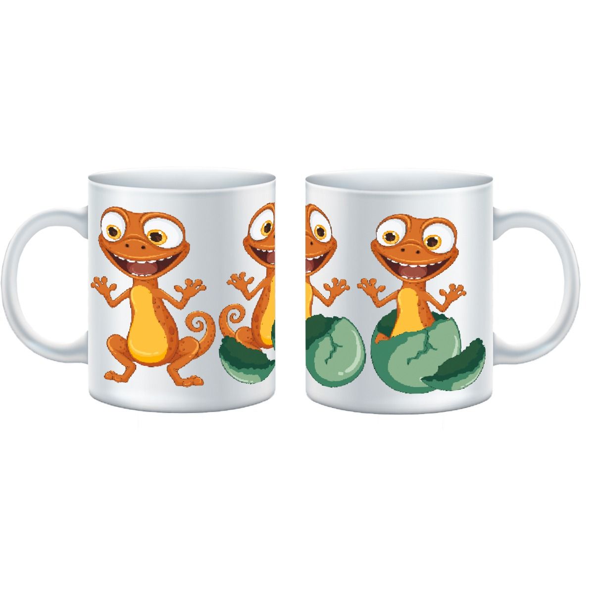 Orange Gecko Mug
