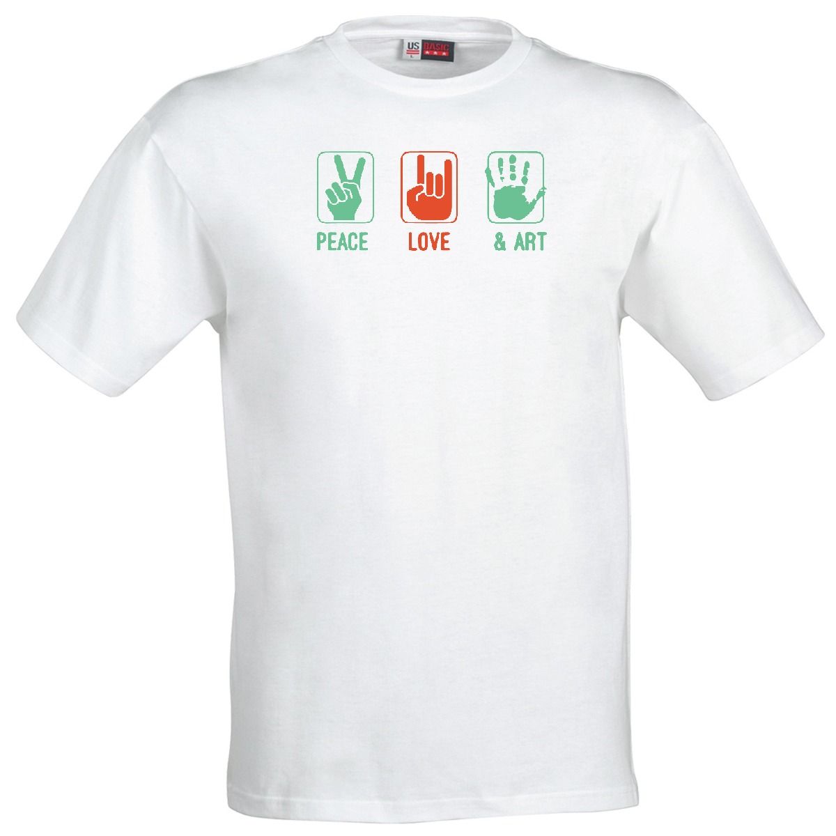 Peace Love & Art T-Shirt