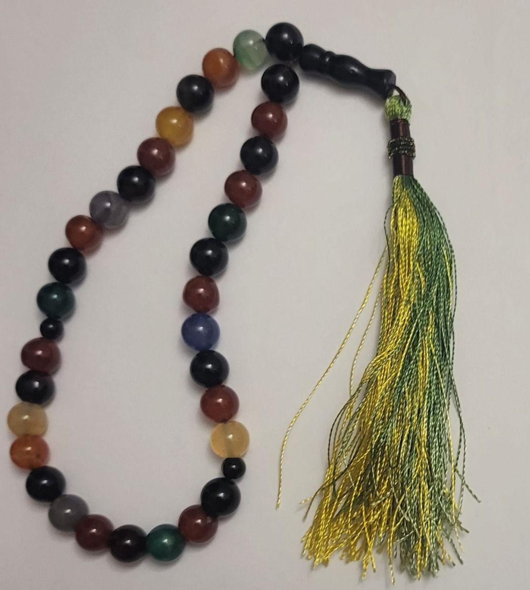 Aqeeq Tasbih Several Colours 10mm 33 Beads