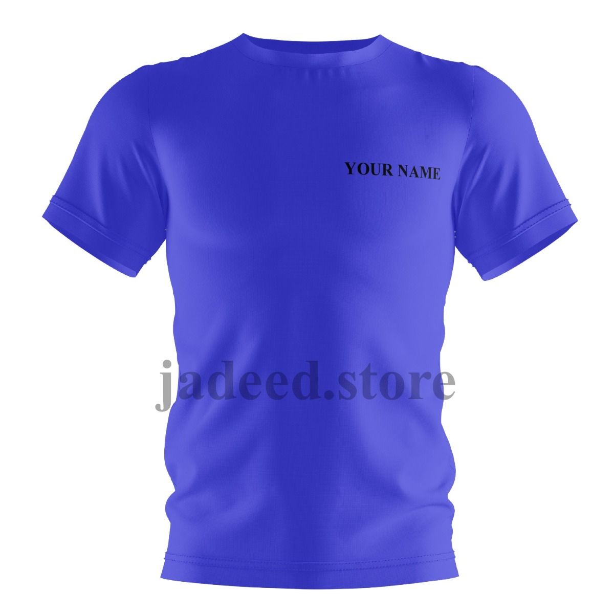 Customized Light Colour T- Shirt With Text/ Name on One Side