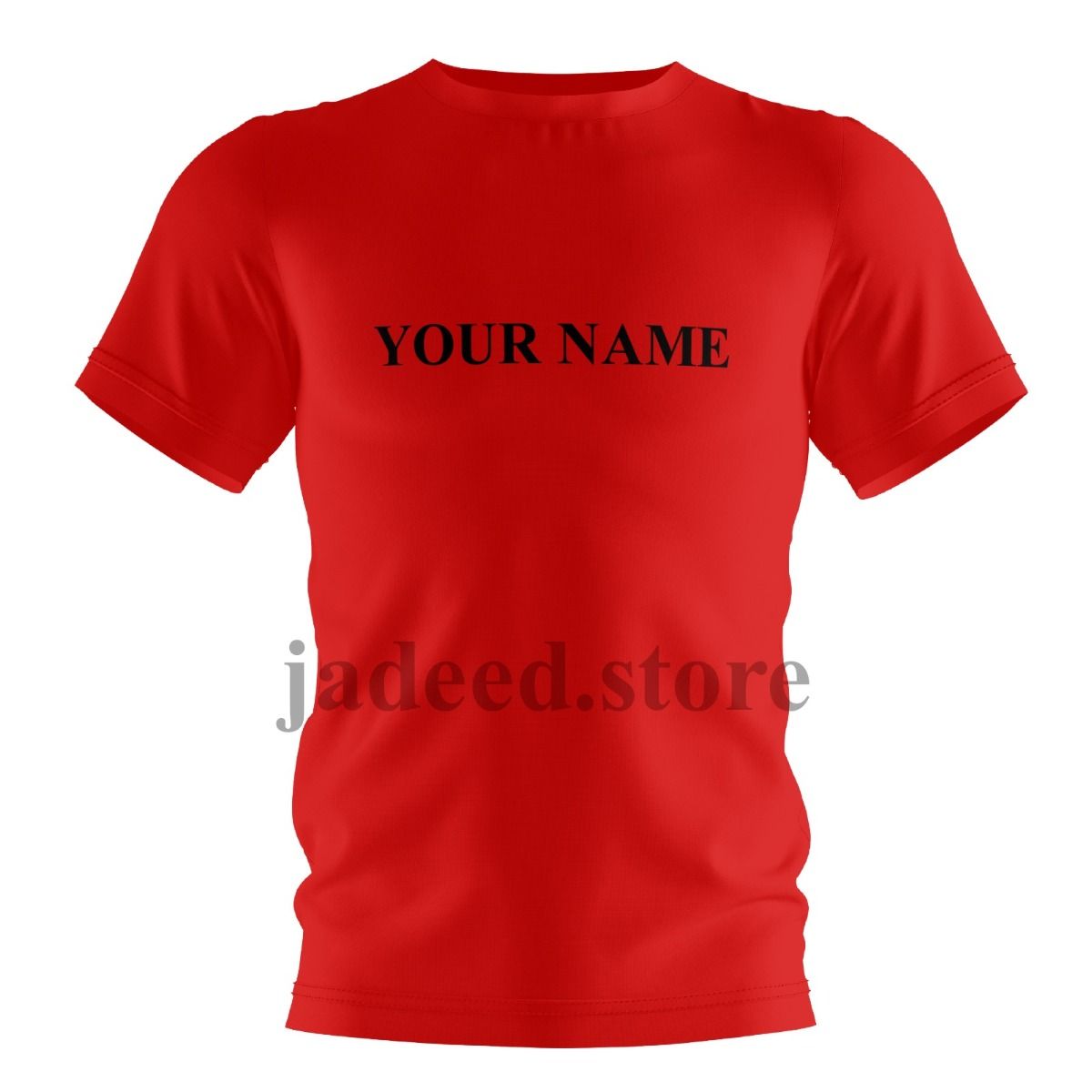 Customized Light Colour T- Shirt With Text/ Name on One Side