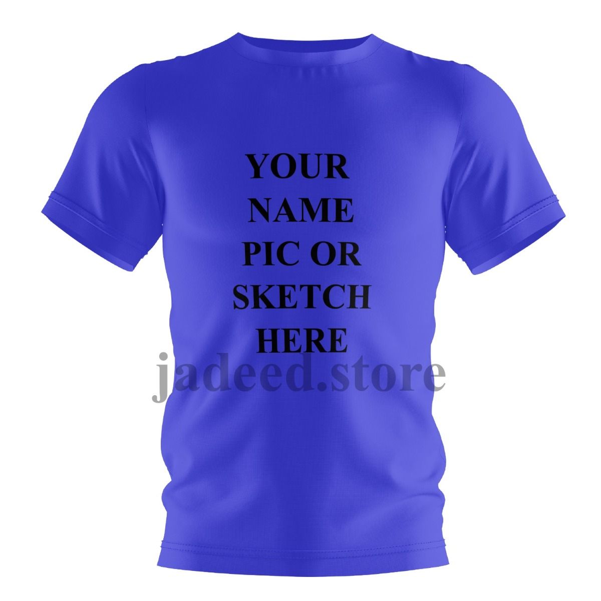Customized Light Colour T- Shirt With Design/ Pic